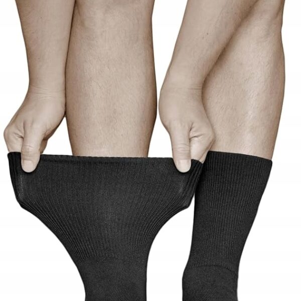 VITSOCKS SKARPETKI CZARNE BEZUCISKOWE 44-46 (1242)