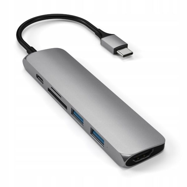 SATECHI Slim Type-C Adapter v2 - USB HDMI USB-C 4k (1271)