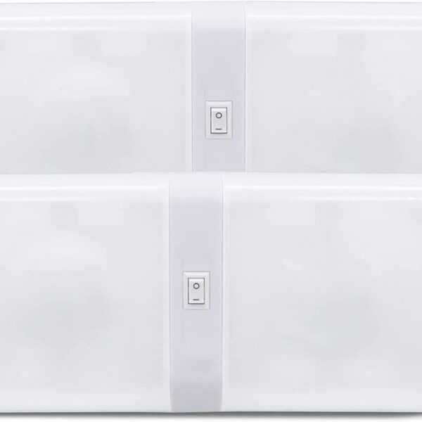 Facon Lampa LED 12 V RV Pancake Light podwójna lampa sufitowa (1390)