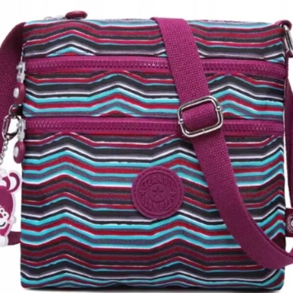 TEGAOTE Damska torba na ramię z nylonu, wodoodporna, z boczną klapą (1381)