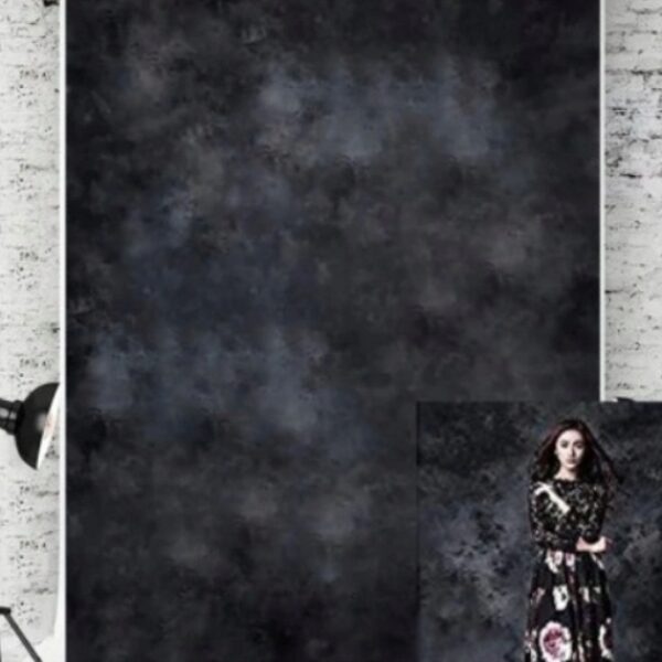 KateHome Photostudios 2x3m tło do studia fotograficznego 4305B czerń(B2135)