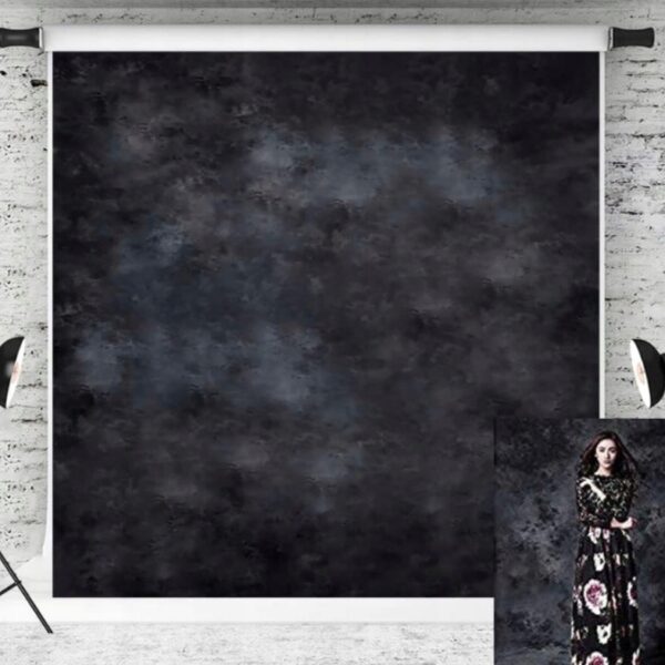 KateHome Photostudios 3x3m tło do studia fotograficznego 4305T czerń(B2136)