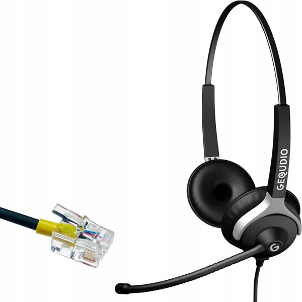 Słuchawki przewodowe nauszne Gequdio W21-BL8953 (B2122)