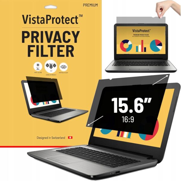 Filtr prywatyzujący Vistaprotect 15,6 " 327mm x227mm (2112)