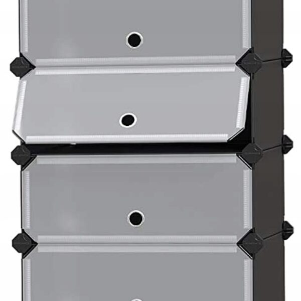 Szafka na buty Songmics 173 x 43 x 31 cm czarny (2123)