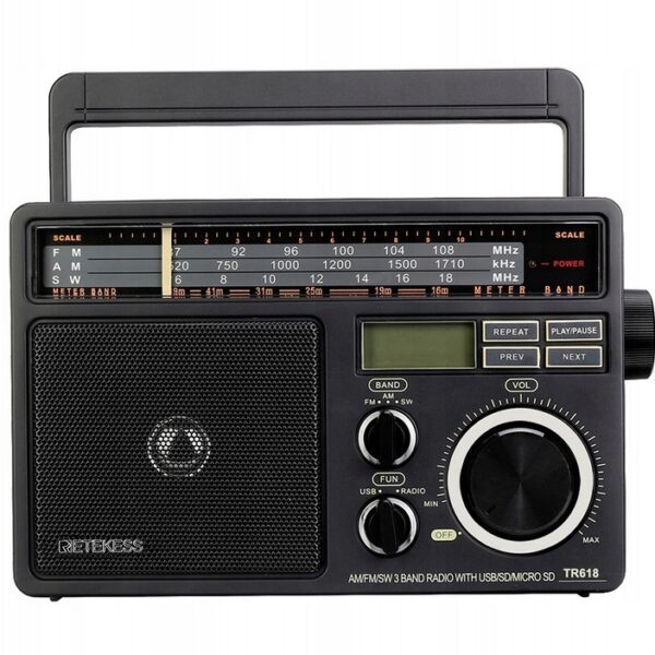 Retekess TR618 FM / Am / SW 3 Pasmowe Radio (B922)