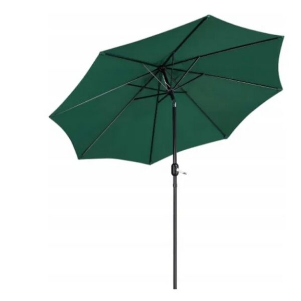 Parasol Klasyczny Yaheetech Ciemna Zieleń 267,5 X 240 Cm (2380)