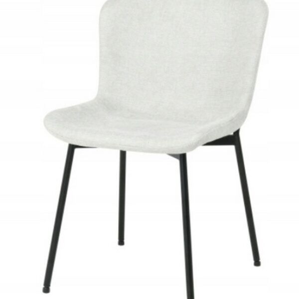 Chiavari Krzesło do jadalni, szare/czarne nogi (2670)