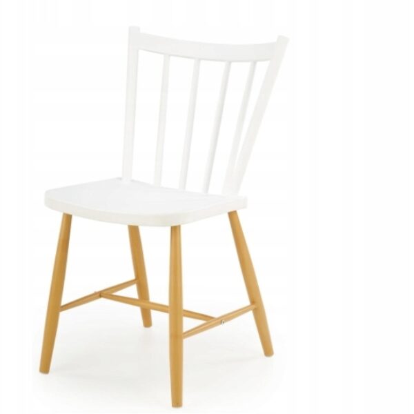 K419 Krzesło do jadalni białe (2703)