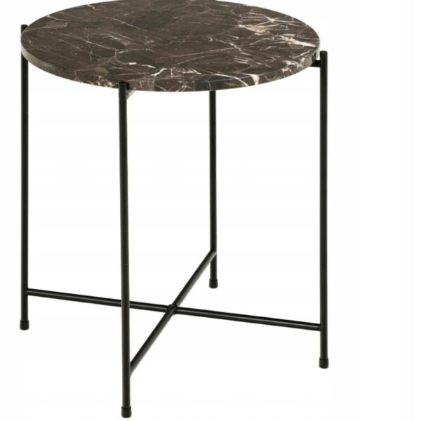 Stolik kawowy Avila wysoki brązowy (2344)