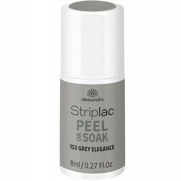 LAKIER HYBRYDOWY STRIPLAC PEEL OR SOAK GREY ELEGANCE 8 ML (B3841)