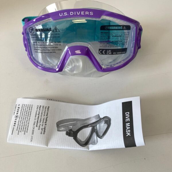 Maska do nurkowania dziecięca U.S. Divers Avila różowy (B4257)