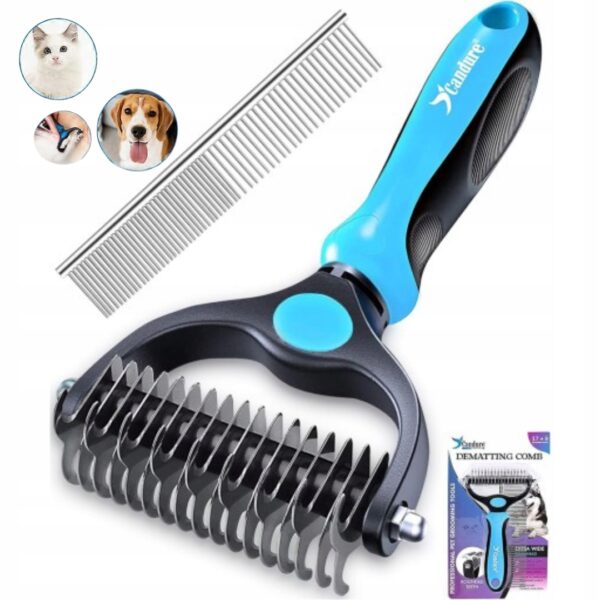 CANDURE szczotka do czesania, wyczesywania kołtunów dla psa, kota (B1345)