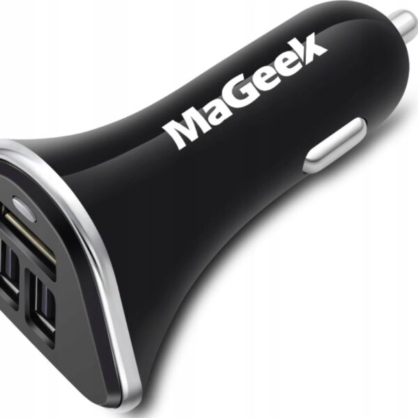 Ładowarka samochodowa MaGeek, 6,8 A / 34 W, 3-portowa (75)