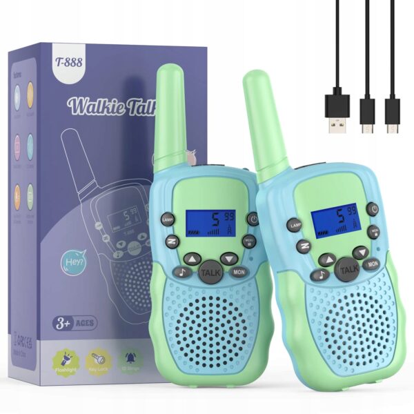 Krótkofalówki Walkie talkies dla dzieci 3+ Bakoherp T888 55B268 (368)