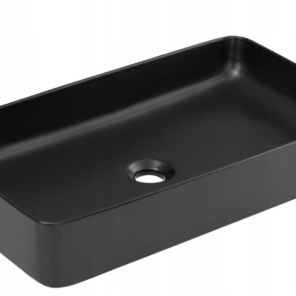 Umywalka nablatowa SLIM 2 DARK MATT GREY (2517)