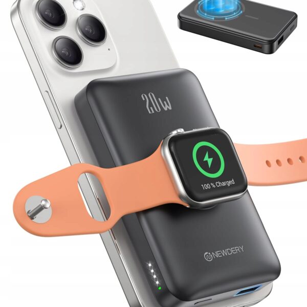 Powerbank do Apple Watch iPhone 10000 mAh bezprzewodowa Bateria (386)