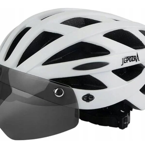 Kask Rowerowy Biały Jepozra (512)