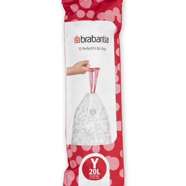 BRABANTIA - Worki na śmieci rozmiar Y - 20 l - 20 worków (613)