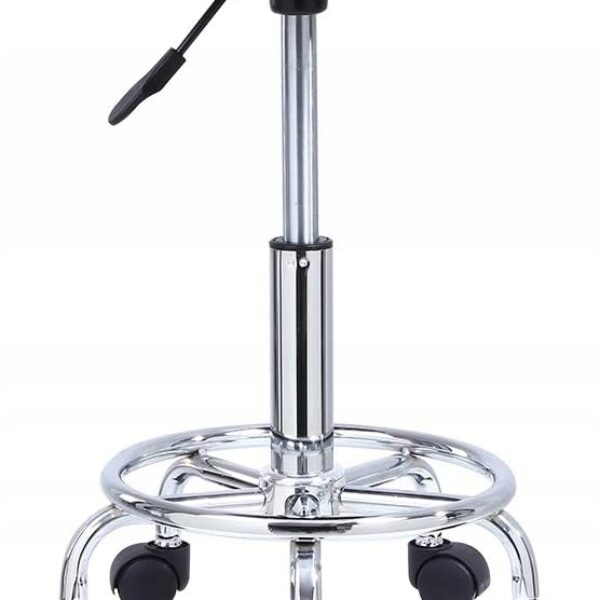 KKTONER Stołek na kółkach stołek z regulacją wysokości 49-64 cm (787)