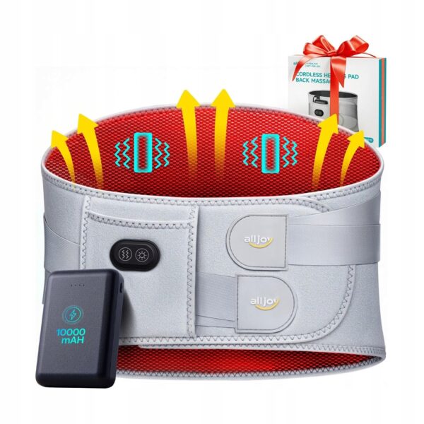 alljoy pas grzewczy masażer 10000mah